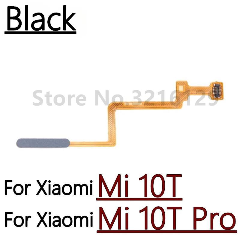 100% Original For Xiaomi Mi 10 Pro 10T Pro 10 Lite Ultra Fingerprint Sensor Home Return Key Menu Button Flex Ribbon Cable