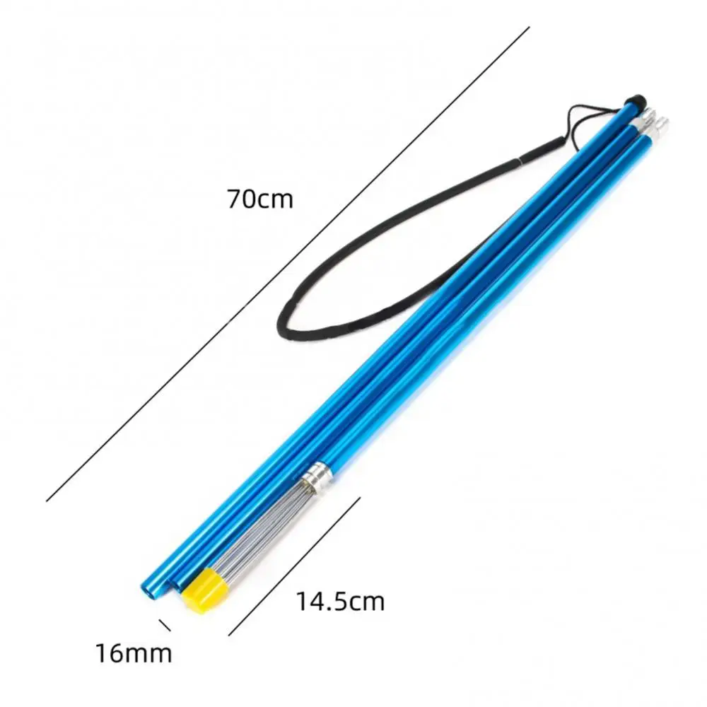 Portable Fishing Tool Removable Aluminum Alloy 3-piece Fish Harpoon Spear Gig Fishing Tool