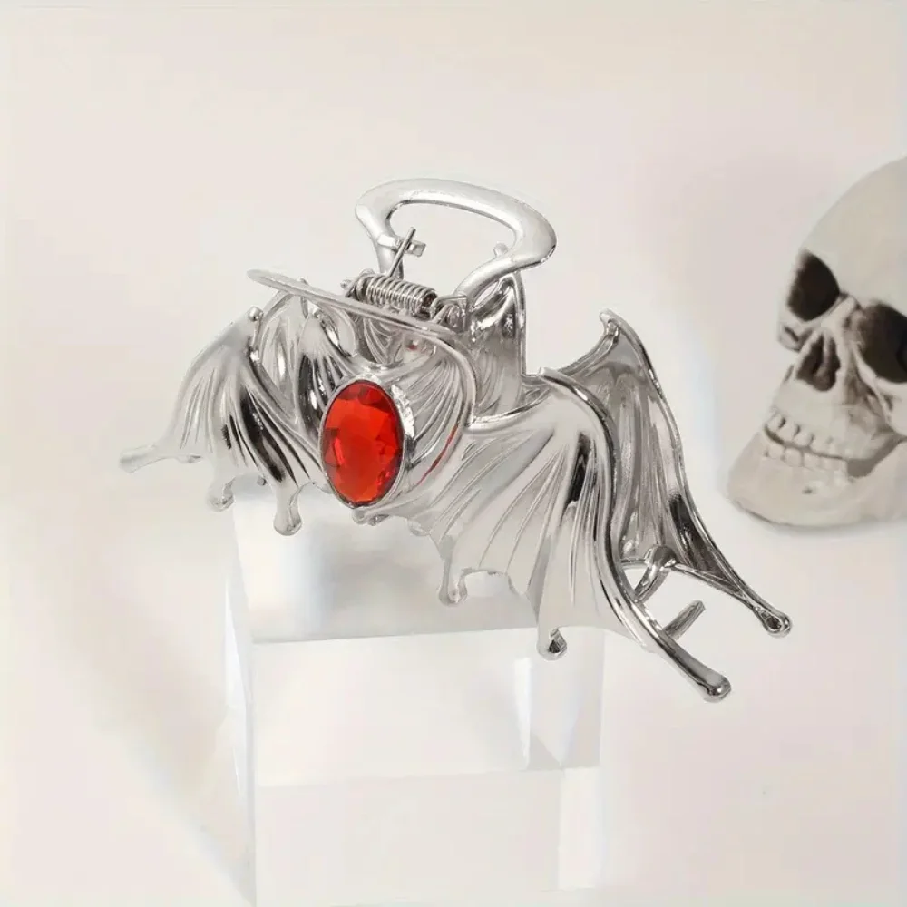 Halloween Large Metal Hair Claw Clip Irregular Hairpins bat catching Hair Claws Barrettes Women Vintage Jaw Clips Hair Tools