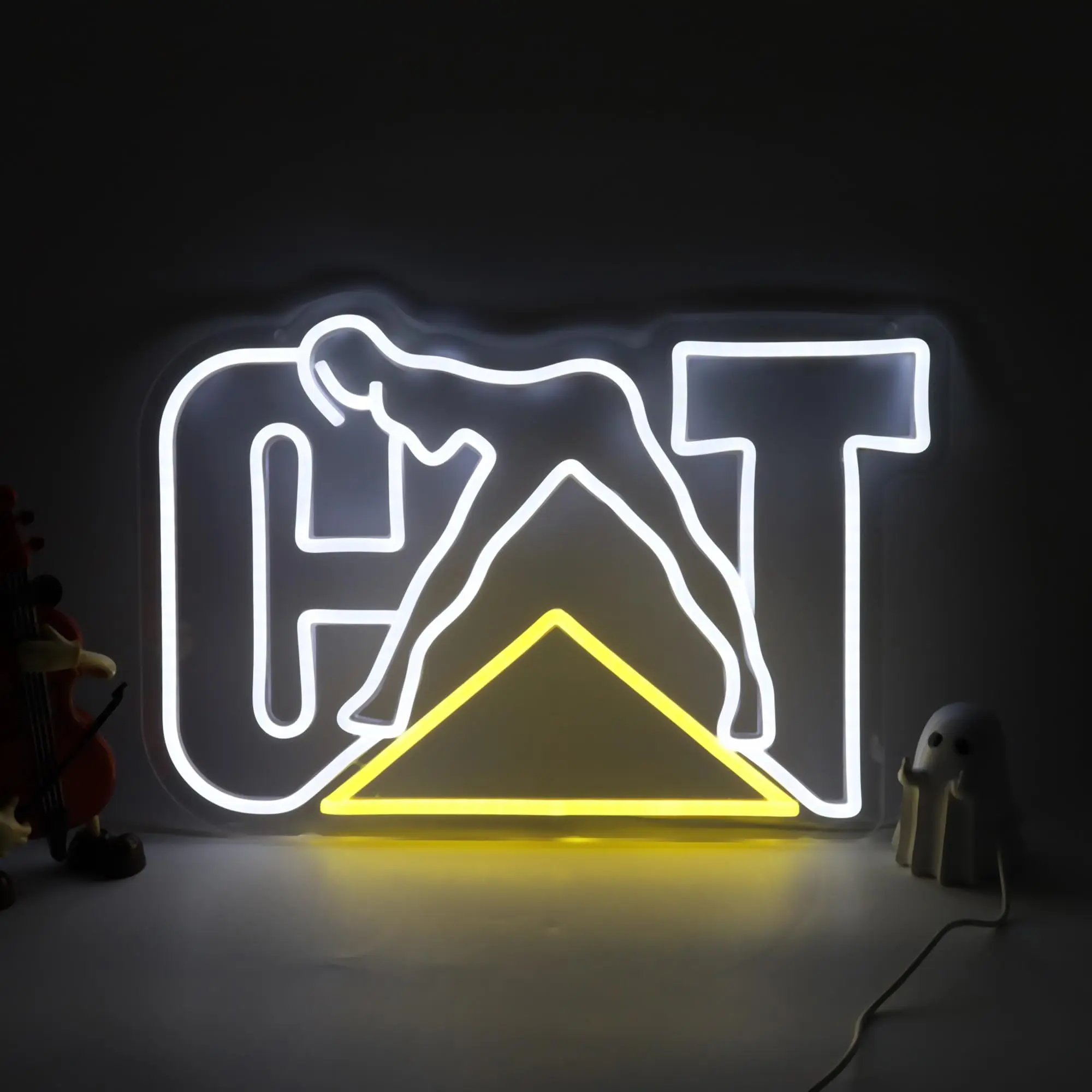 

CAT Style Гараж Светодиодная неоновая вывеска с регулируемой яркостью Жирный промышленный свет для декора стен Гараж Человек Пещера Мастерня Подарок для мужчин Механика