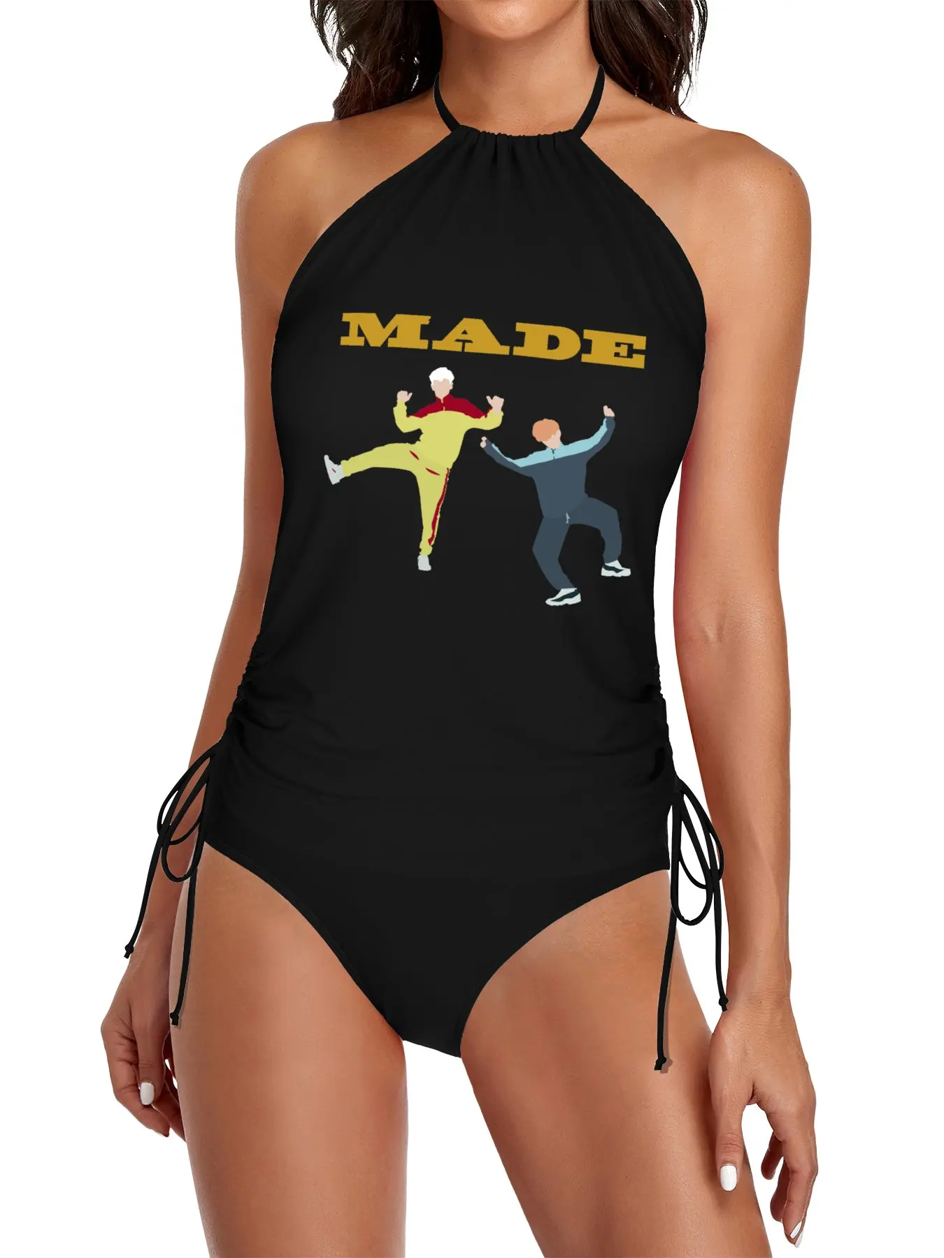 

BigBang GD & T.O.P- Zutter Split Swimsuit Set women's beach clothes Women's swimsuit bikinis for women