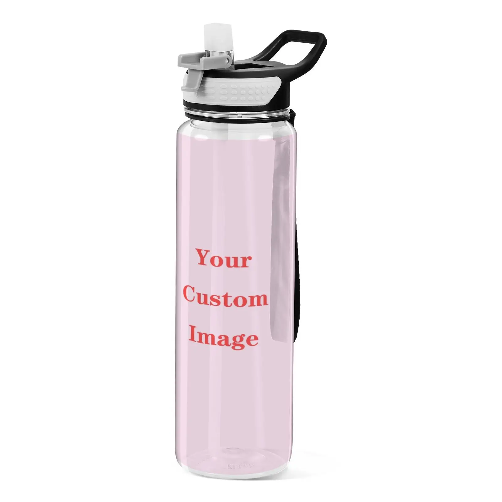 

1000ml Transparent Water Bottle New Sports Water Bottle Suitable For Outdoor Sports Fitness Fashion Water Cup Customizing images