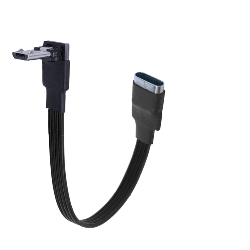 Prise USB Type-C femelle vers Micro B Mini Type-C USB 2.0, prise en charge de la charge, synchronisation des données pour appareil photo numérique MP3, 5cm-3m