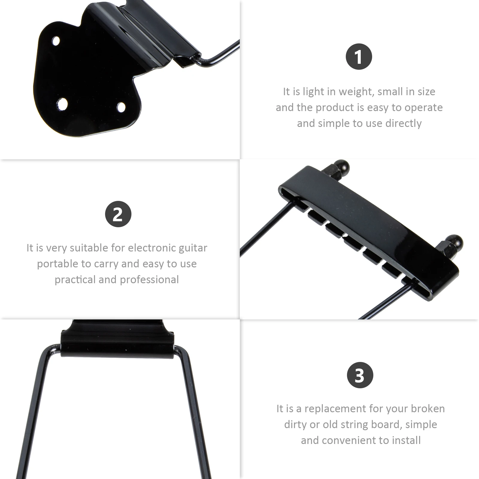 

Bridge Tailpiece Tune Guitar Parts and Accessories Electric Accessory Setup Tools Component