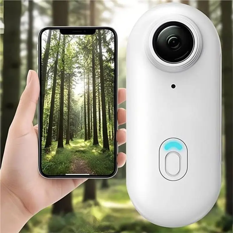 【GIFT】4K Thumb Action Camera 128G WIFI Hands-Free POV Recording With Cycling Accessories For Body Cycling Vlogging B