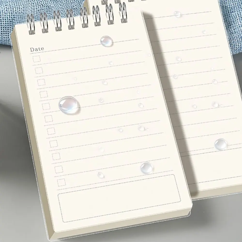 

1pc Simple Undated Planner Notebook A6 Portable Daily To-Do List Self-Discipline Checkbook Habit Tracker
