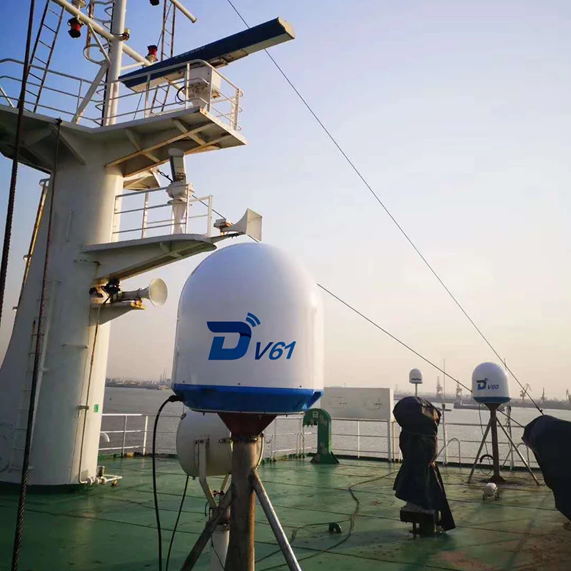 Ditel V61 65m Satellite Dish Antenna Vessel High Speed Internet Satellite Antenna Wifi Yacht Internet Connection At Sea