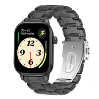 Clear Resin Bracelet For Zeblaze GTS 3 GPS Watchband For Zeblaze Stratos 4 Strap For Zeblaze GTR 3 Pro Wristband Correas reloj