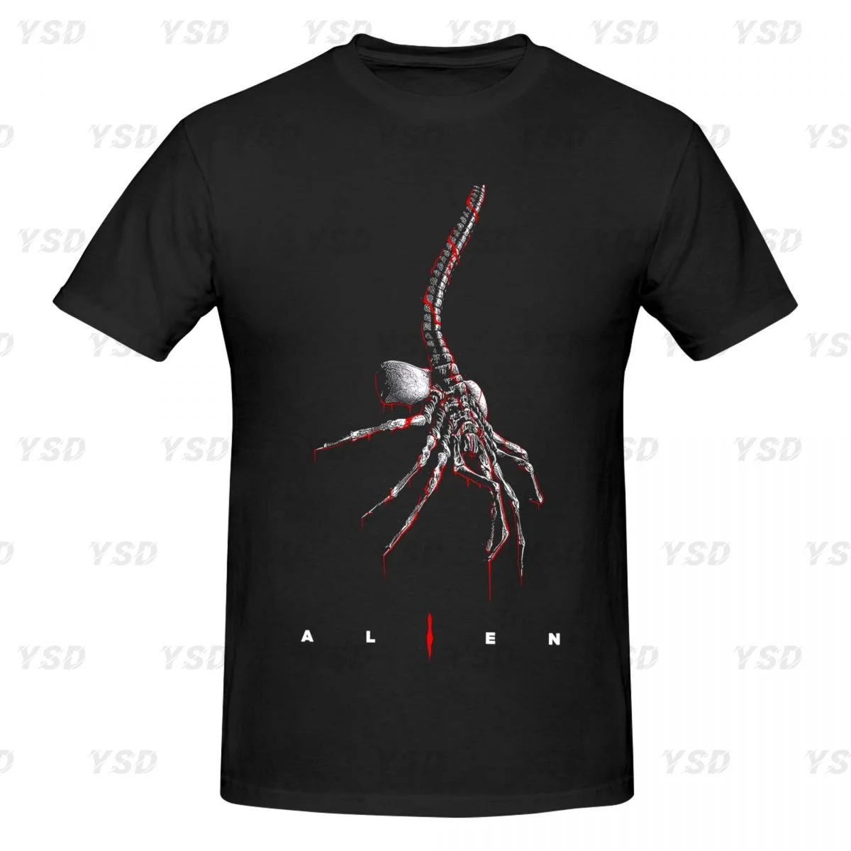 Xenomorph Essential Alien Mencosy Men's tight fitting sports T-shirt,Quick-Drying Oversized T shirt