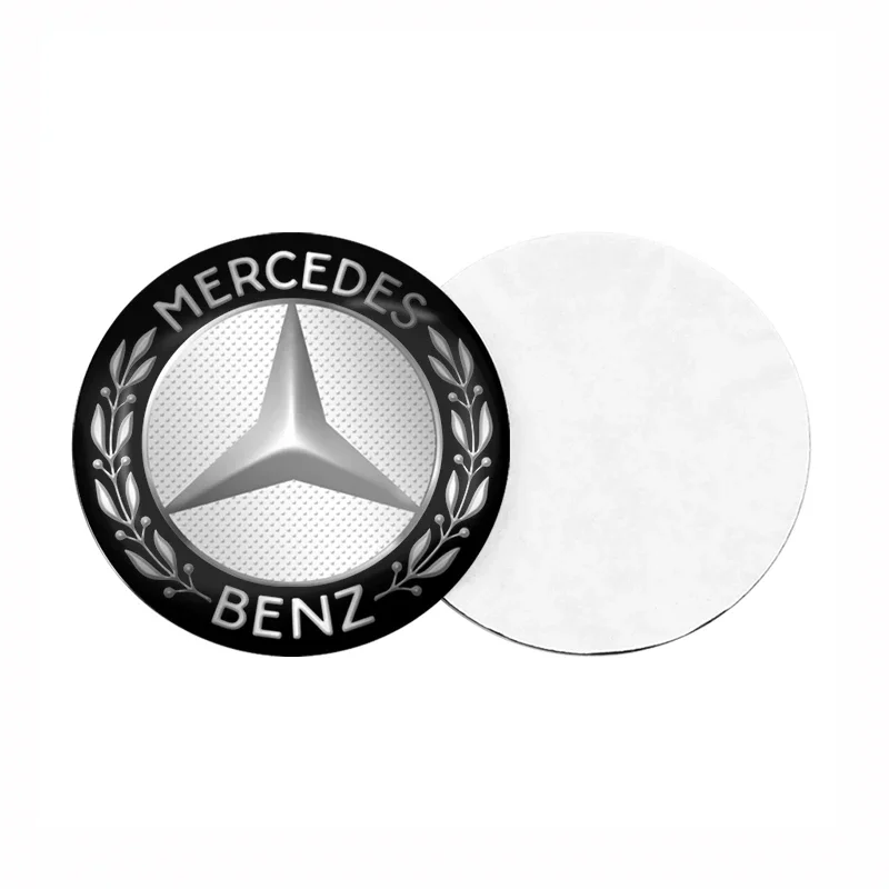 4Pc 56mm Car Wheel Stickers Center Hub Cap Car Emblem Badge Decal For Mercedes Benz AMG W203 W206 W220 W205 W211 W212 W201 W210