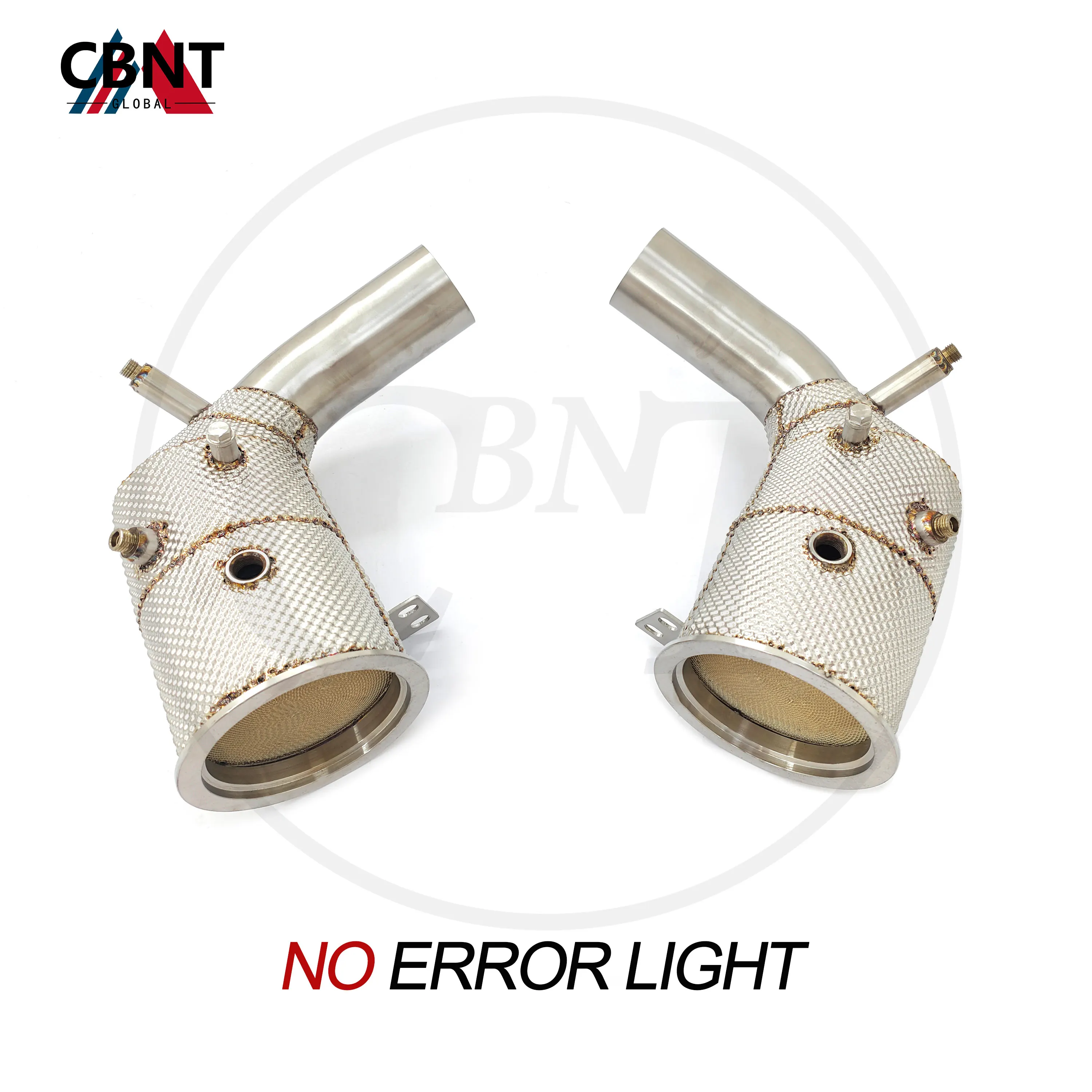 

CBNT Downpipe Exhaust System for Porsche 911 992 3.0T Exhaust Header with Catalytic Converter No Error Light SS304 Exhaust Pipe