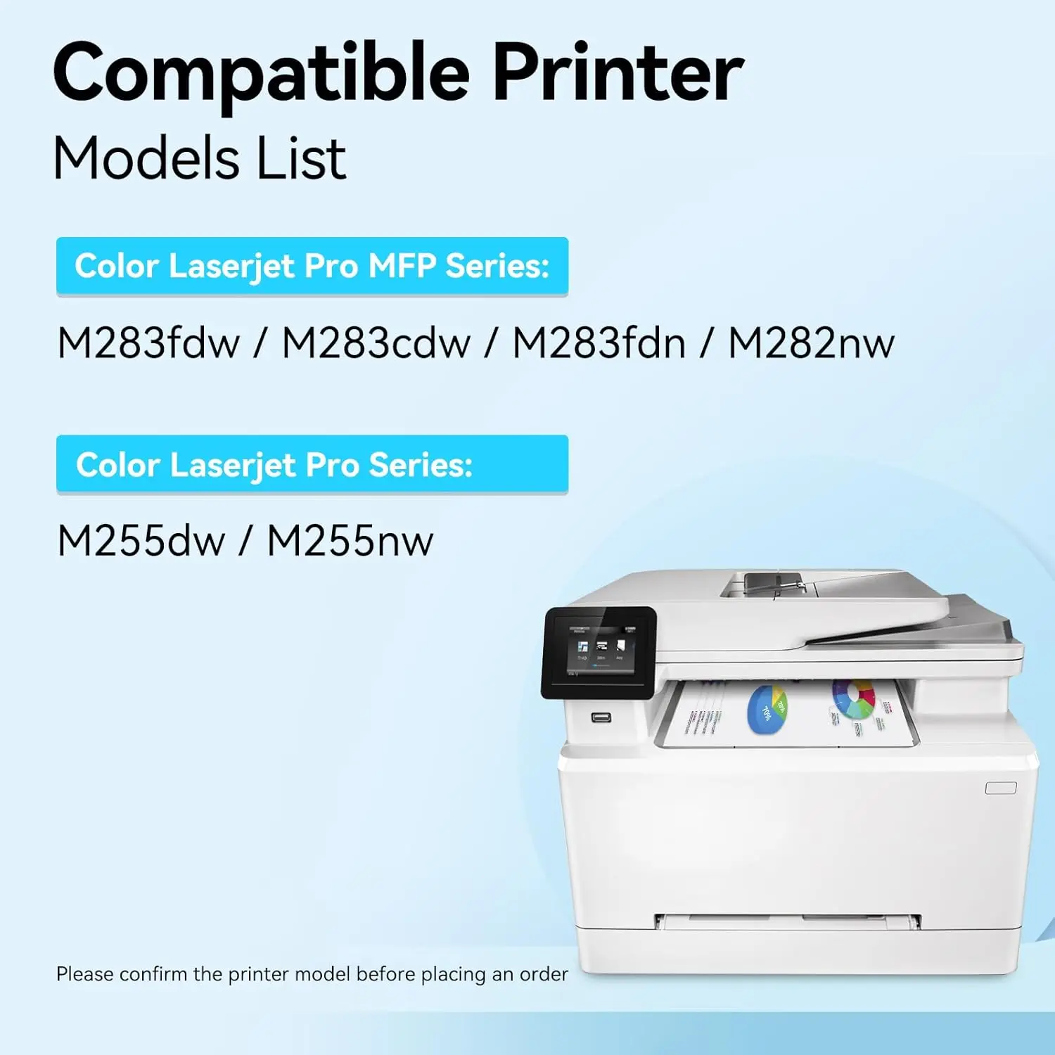 

Картриджи с тонером 206A, 4 шт., сменные чипы для картриджей с тонером 206A Набор HP 206A 206X для МФУ HP Color Laserjet Pro