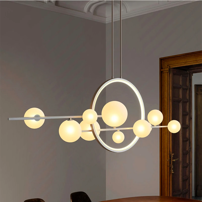 Nordic home decor dining room Pendant lamp lights indoor lighting Ceiling lamp hanging light fixture lamps for living room glass