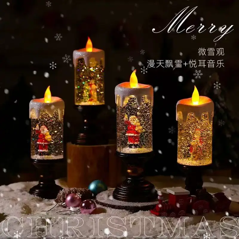 Christmas Decorations, Atmosphere Lighting Fixtures, Candles, Night Lights, Photo Props, Gifts, Table Ornaments, And Presents