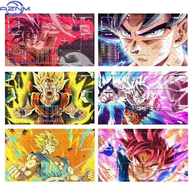 Anime Fighter Card Game Playmat Mouse Pad, Rubber Non-Slip Base, Smooth Surface for TCG Card Gaming and Desktop Use