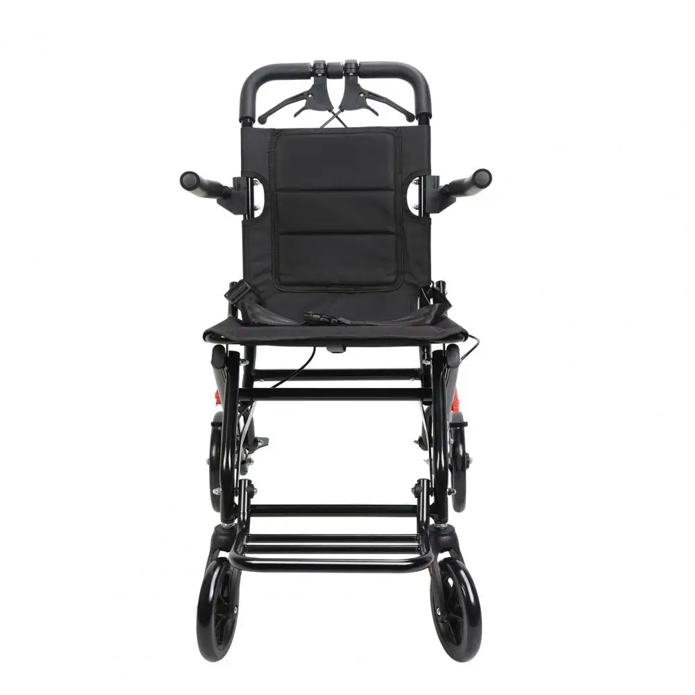 

Lightweight Foldable Wheelchair, Narrow Doorways Wheel Chair, Adults Elderly Transport Chair, Travel Wheelchair