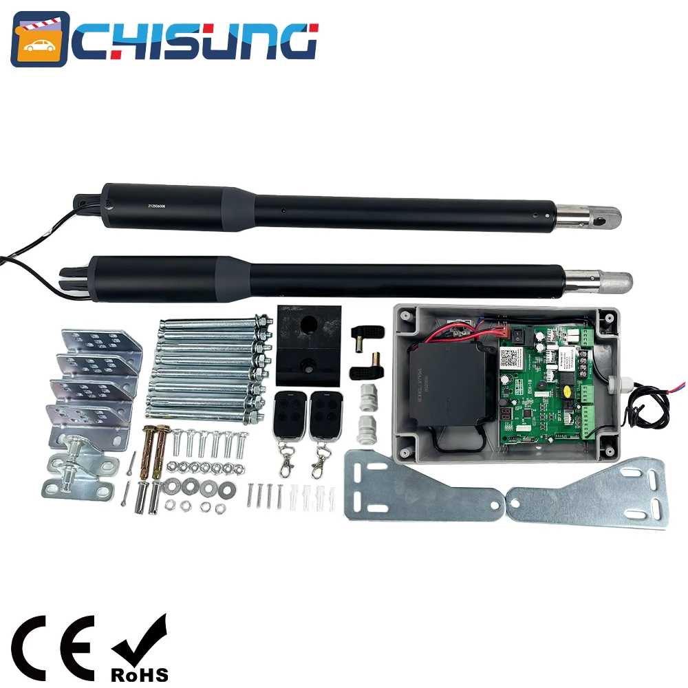 

Система двигателя постоянного тока 24 В, автоматический привод для распашных ворот, идеальный костюм, устройство открывания домашних ворот