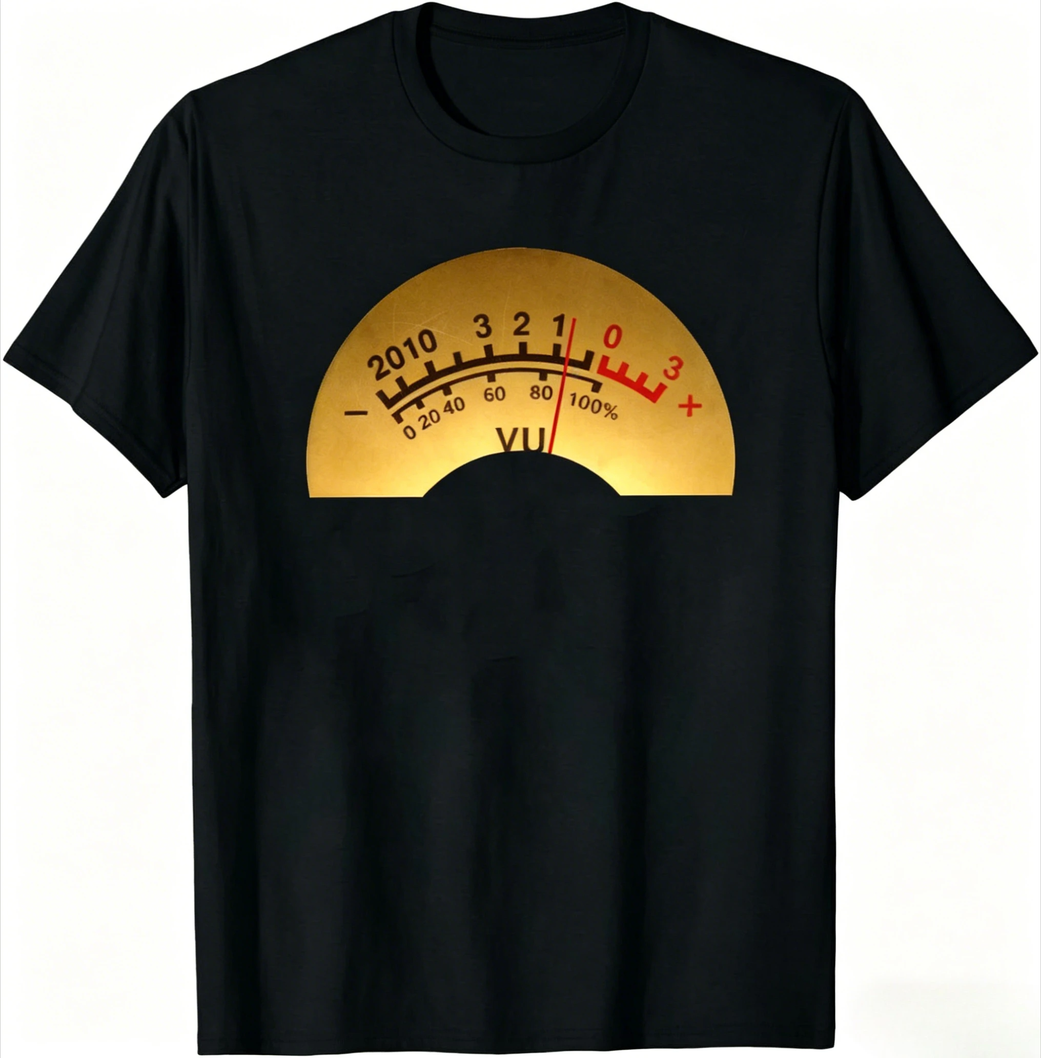 Volume VU Meter Men T-shirt Audio Engineer Recording Crew Summer Women Short Sleeve Casual Top Aesthetic Clothes 2026 T Shirt - view 3