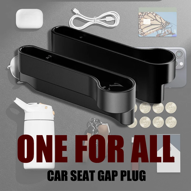 

Car Seat Gap Filler Organizer Multifunction Console Crevice Side Storage Box Manager with Cup Holder Car Interior Accessories