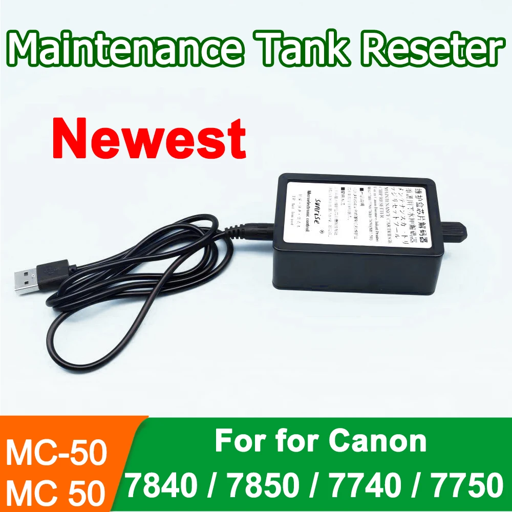 MC-50 MC50 Maintenance Tank Chip Resetter For Canon 7840 7850 7740 7750 Printer Waste Ink Tank Chip Reset