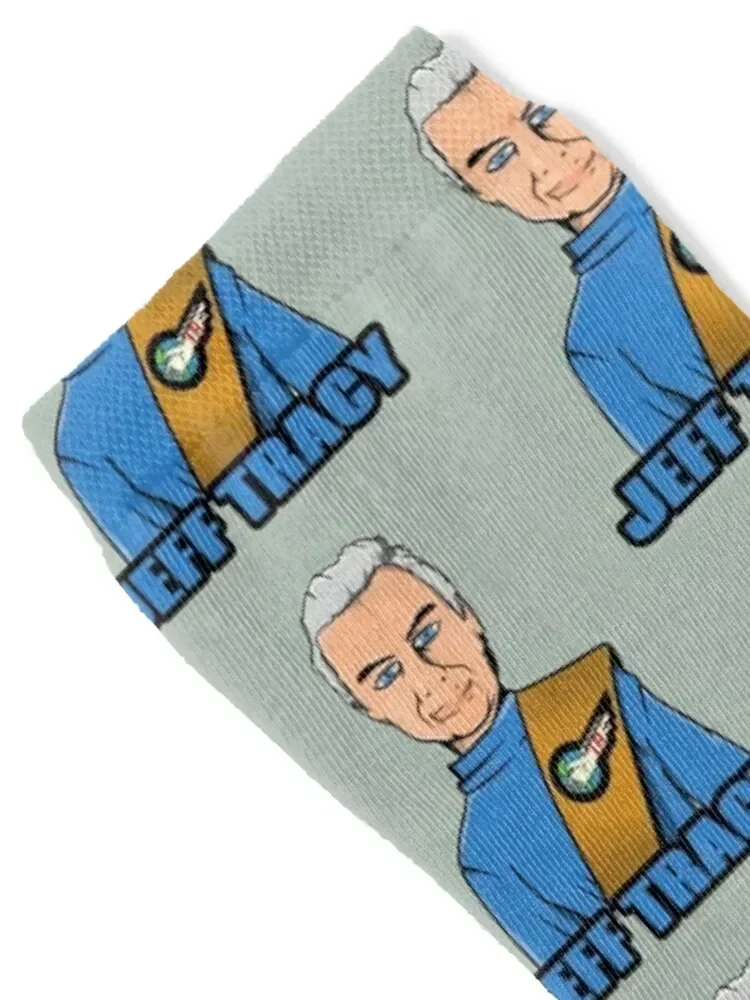 Jeff Tracy Thunderbirds Socks Thermal man winter man men cotton high quality Socks Men Women's