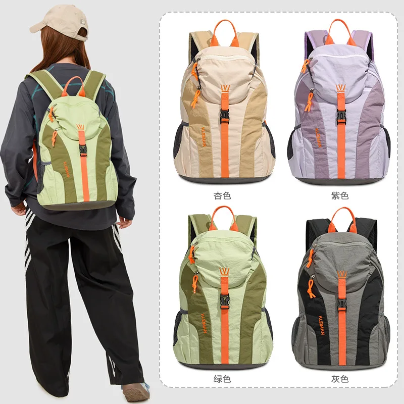 Outdoor Casual Sports Hiking Backpack Waterproof Mountain Climbing Bag Large Capacity Student Bookbag Leisure Travel Duffel Bag