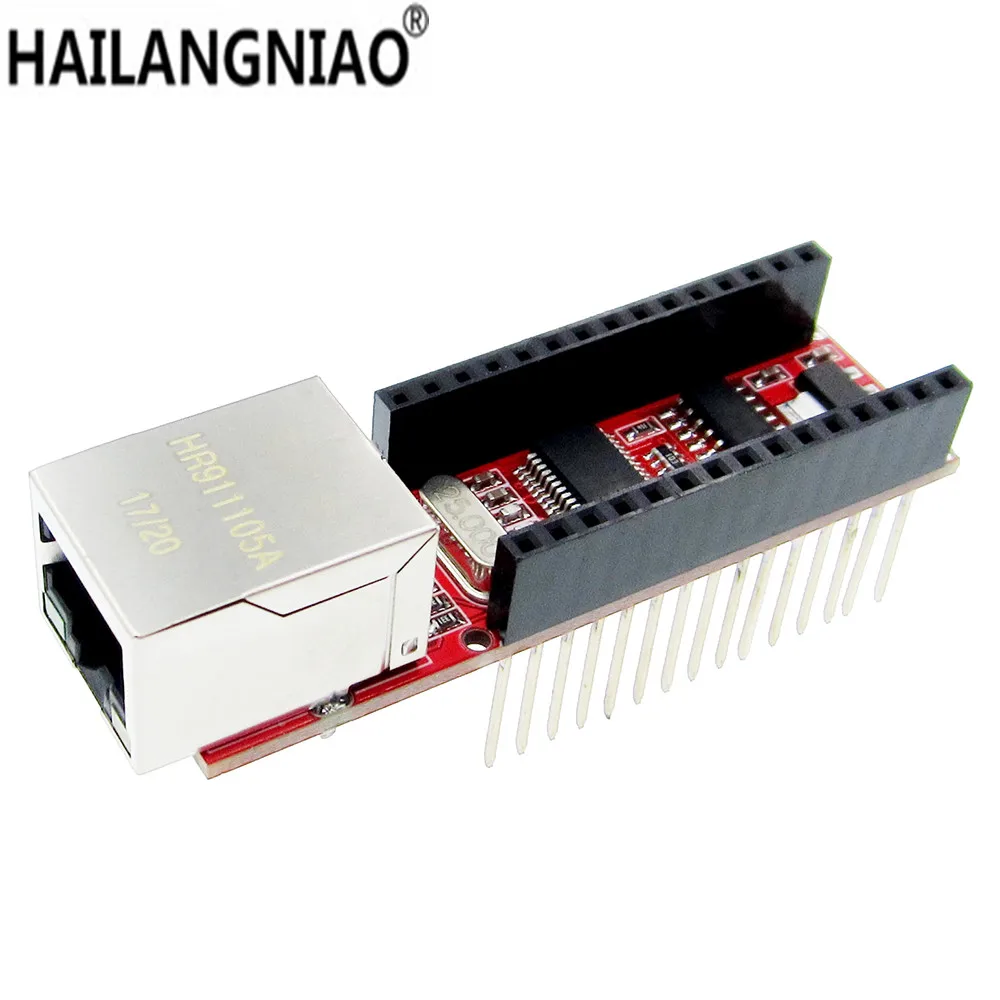 1pcs ENC28J60 Ethernet Shield V1.0 Nano 3.0 RJ45 Webserver Module