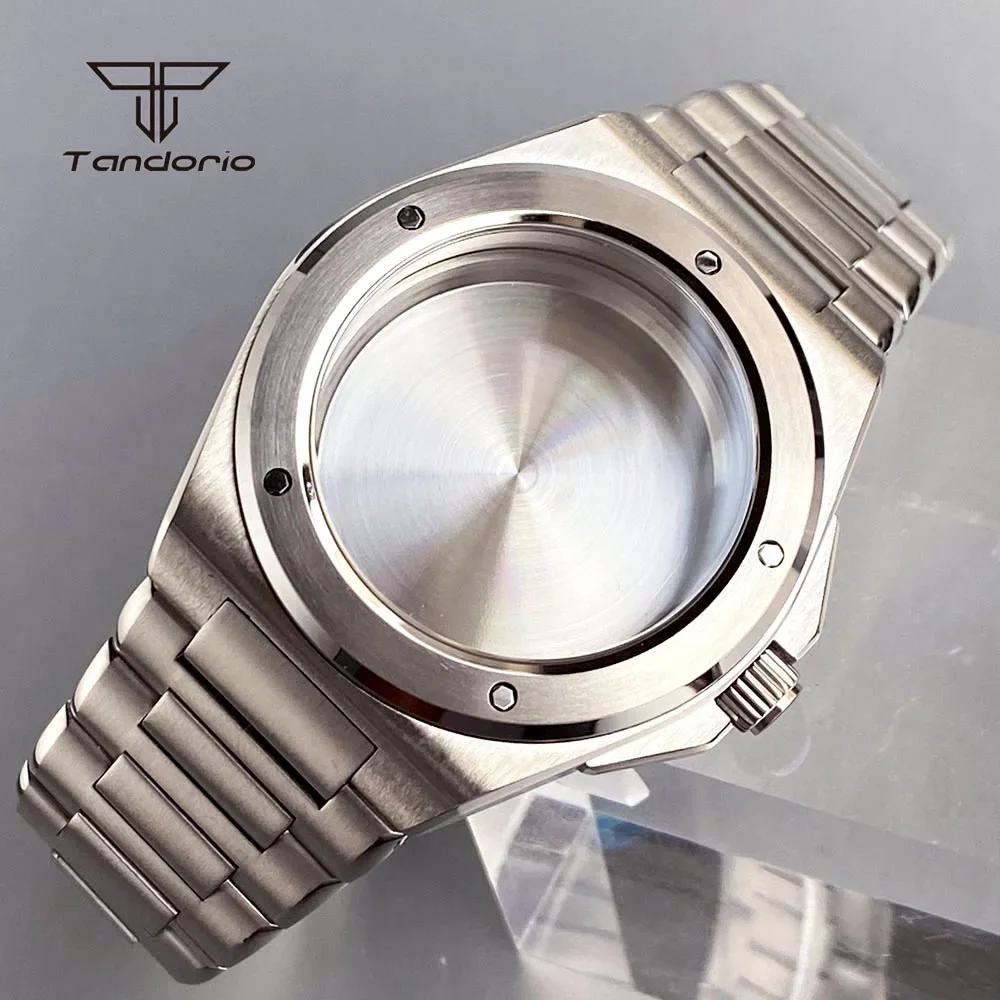 

40mm Dive Brushed Stainless Steel 20BAR Watch Case+Strap Sapphire NH35 NH36 ETA2824 PT5000 Model Fit for Engineer Series Parts