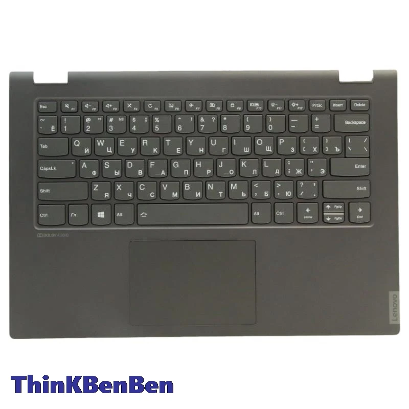 RU Russian Black Keyboard Upper Case Palmrest Shell Cover For Lenovo Ideapad C340 14 Flex 14 14API 14IML 14IWL 5CB0S17355