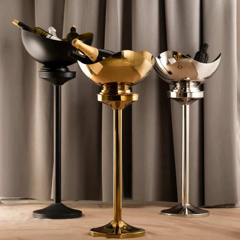Luxury  Champagne Bar Large Floor Floor Ice Bucket Bar KTV Iced Artifact Home Party Model Room Decoration