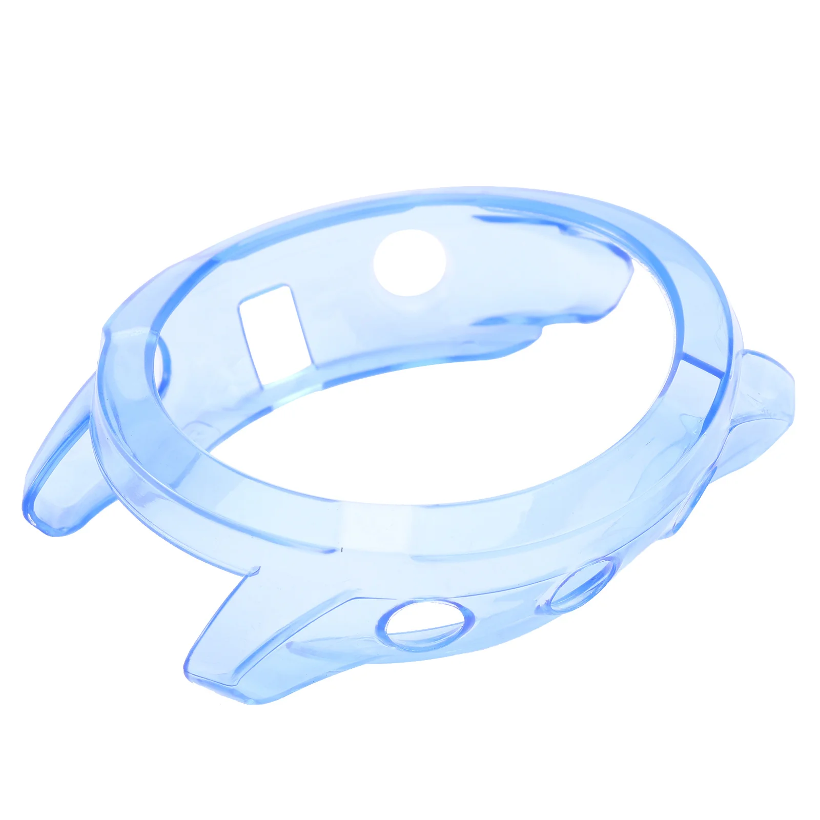 Transparent Blue Watch Protective Case for 6x Pro Full Front Cover Scratch Drop Bump Protection Easy Install Radian