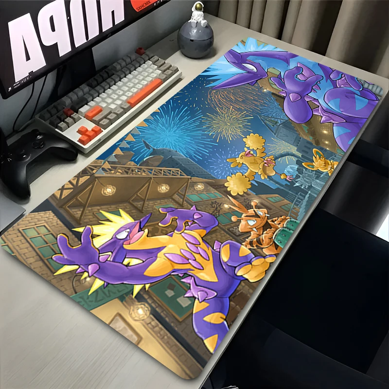 Neues Toxtricity Gaming-Mauspad, PC-Zubehör, große Größe, Gamer-Pokemon-Tastatur-Mauspad, Büro-Gamer-Schrank, Desktop-Mauspad