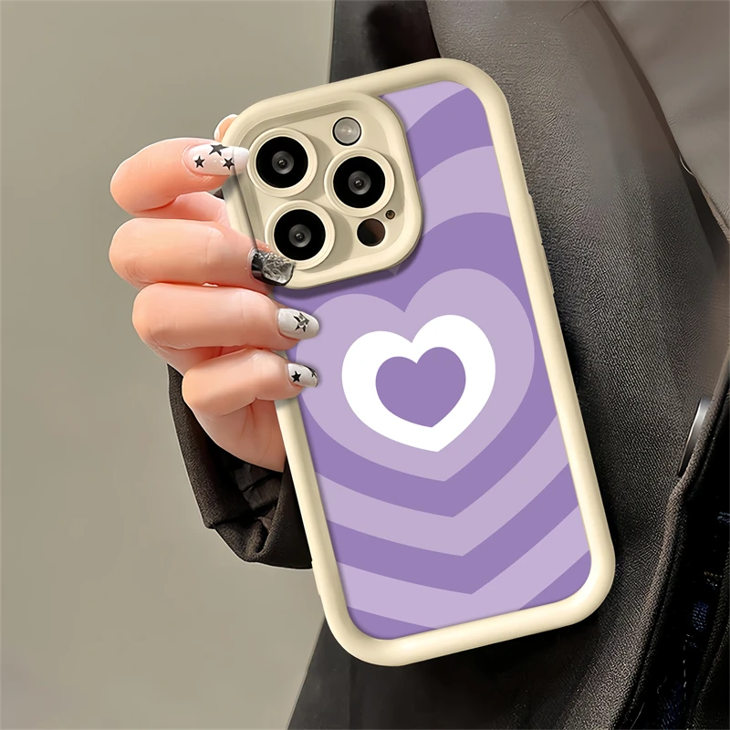 Fashion Love Heart Pattern Case For Samsung Galaxy A33 A32 A23 A22 A31 A 33 A 23 A 32 4G 5G Shockproof Silicone Protective Cover