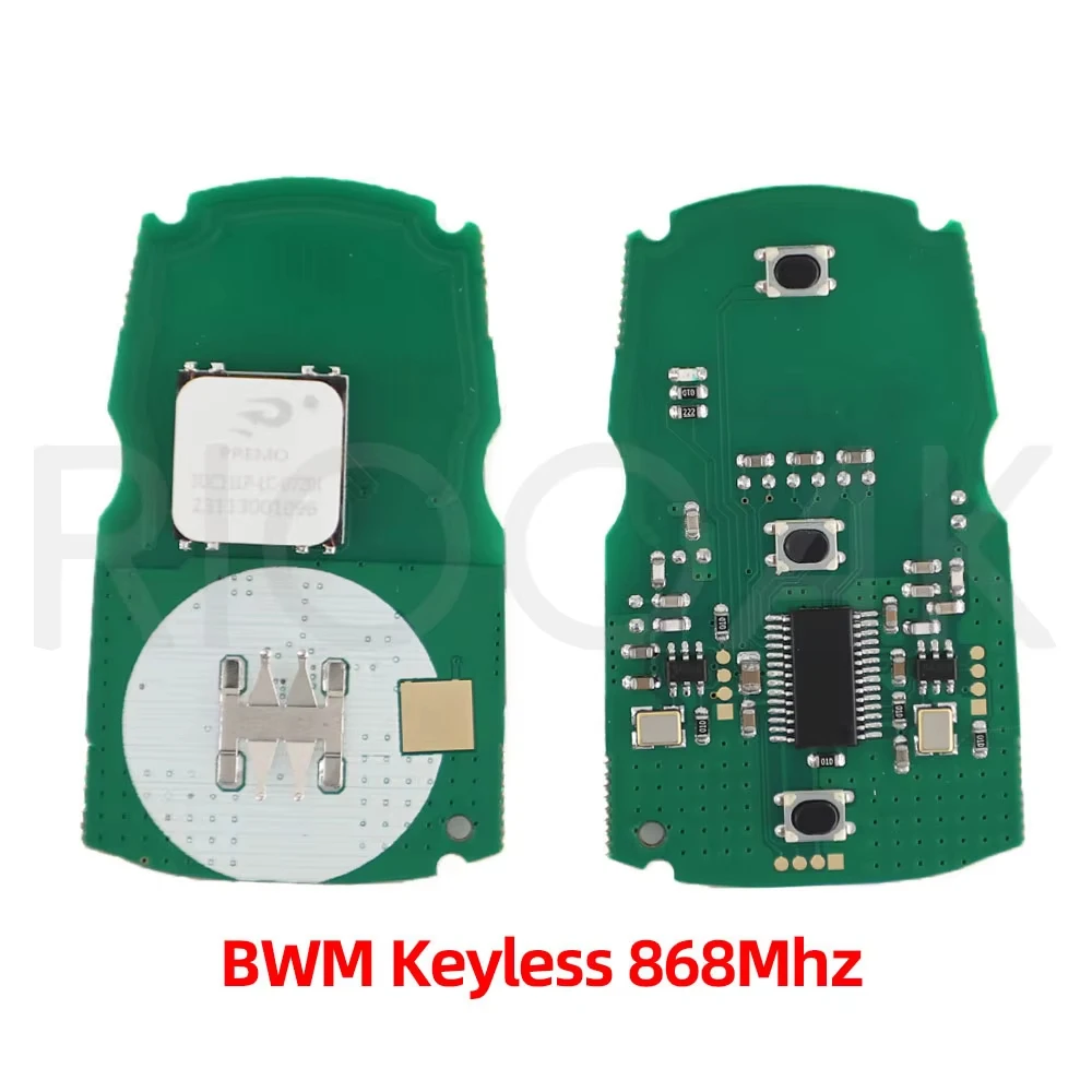 3 Button 868MHz Keyless-Go Remote Smart Key for BMW 3/5 Series CAS3 X5 X6 Z4 E70 Car ID46 Pcf7953 Comfort Access Hands Free