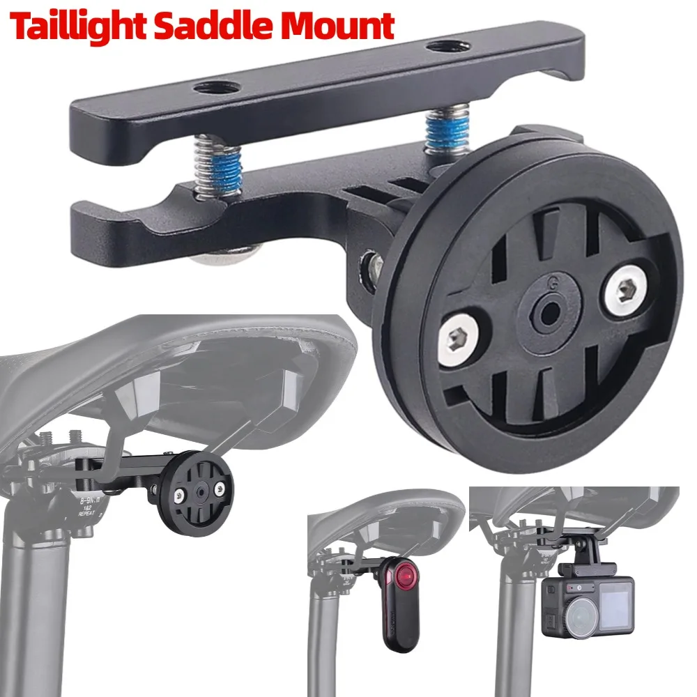 Fahrrad Sattel Lampe Halterung MTB Fahrrad Rücklicht Sattelstütze Halter Halterung Für Garmin Varia Radar Sattel Unterstützung Radfahren Kamera Halterung