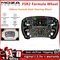 NEW MOZA Racing FSR2 Formula Wheel 280mm Formula Wheel, Built for Ultimate Racing 4.3-inch Touchscreen LCD display