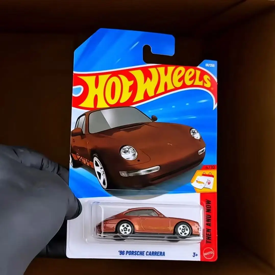 2026-98 Hot Wheels Samochody '96 Porsche Carrera 1/64 Metalowy Model Odlewany Kolekcja Zabawek Pojazdy