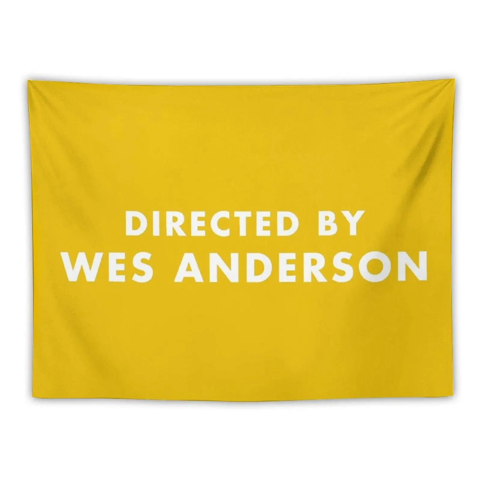 

New Directed by Wes Anderson - Mustard Tapestry Bedroom Decoration Home Supplies