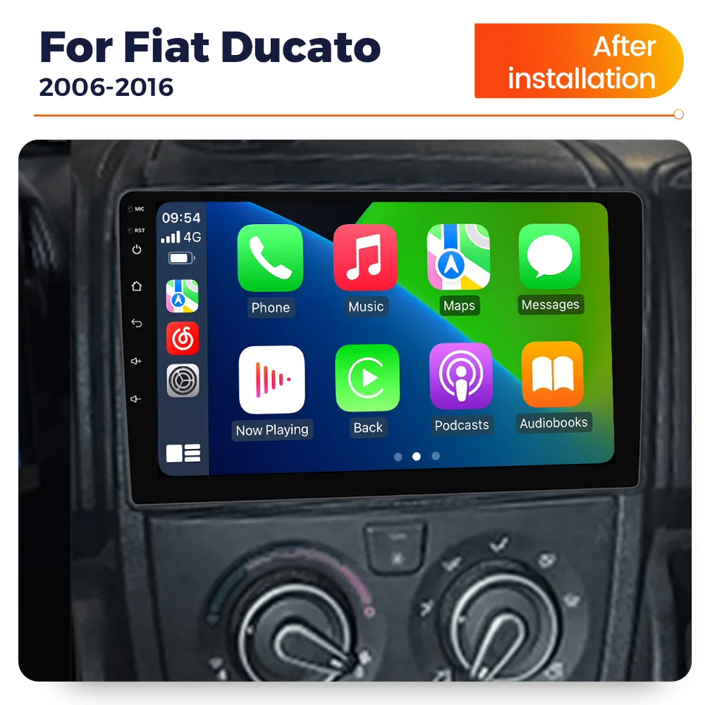 MEKEDE UIS7862S Car Radio for Fiat Ducato 2006-2012 Wireless CarPlay 9