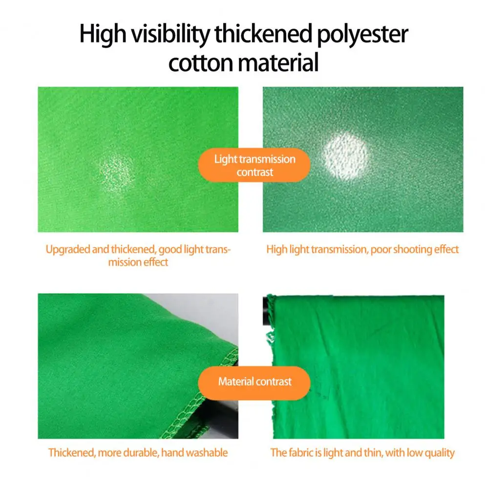 Зеленый экран задник непрозрачная толщина моющиеся Короткие видео реквизит вертикальный фото фон экран ткань научная фантастика товары для эффектов