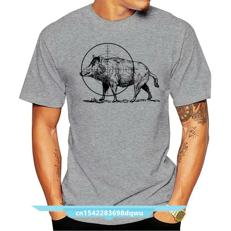 

2021 New Brand Cheap Sale 100 % Cotton Ferel Pig Boar Hunter Wild Javelina T-shirt Graphic Shirts