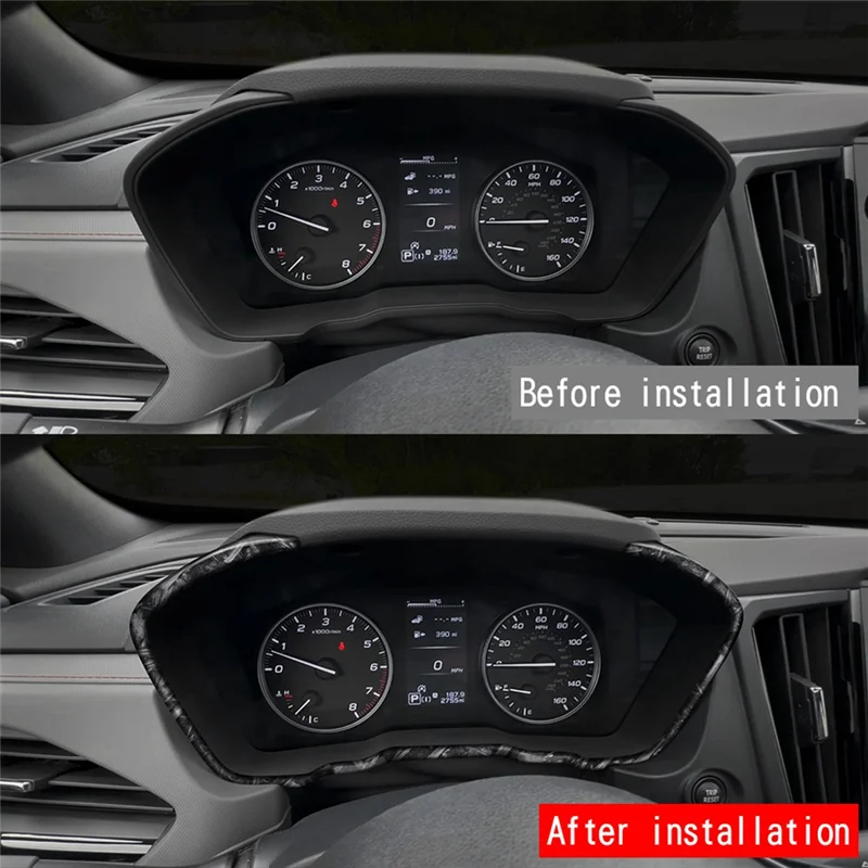 

AS-Car ЖК-экран прибора, рамка приборной панели, рамка приборной панели для Subaru Forester 2025, кованый узор