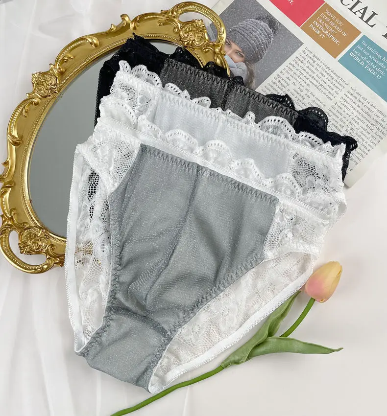 

Man's Hip Lace Sexy Cotton Underwear Briefs Live Show Dance Underpants Costumes CJ Club Privat Party FKK Harajuku Panties Panty