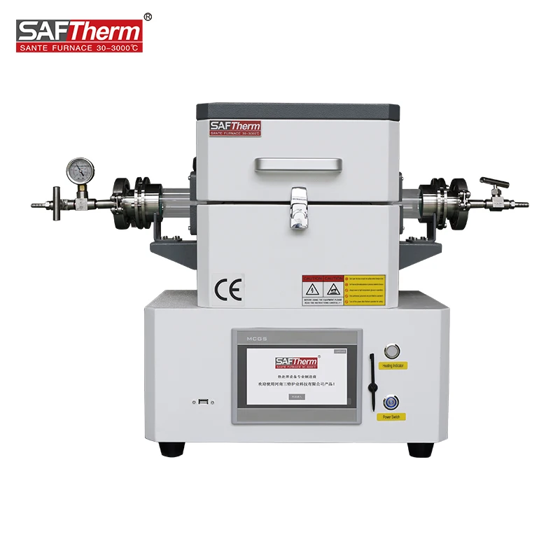 Laboratory Horizontal Tube Furnace High Temperature  Tube Furnace Vacuum Quartz Tube Furnace for Material Science Labs
