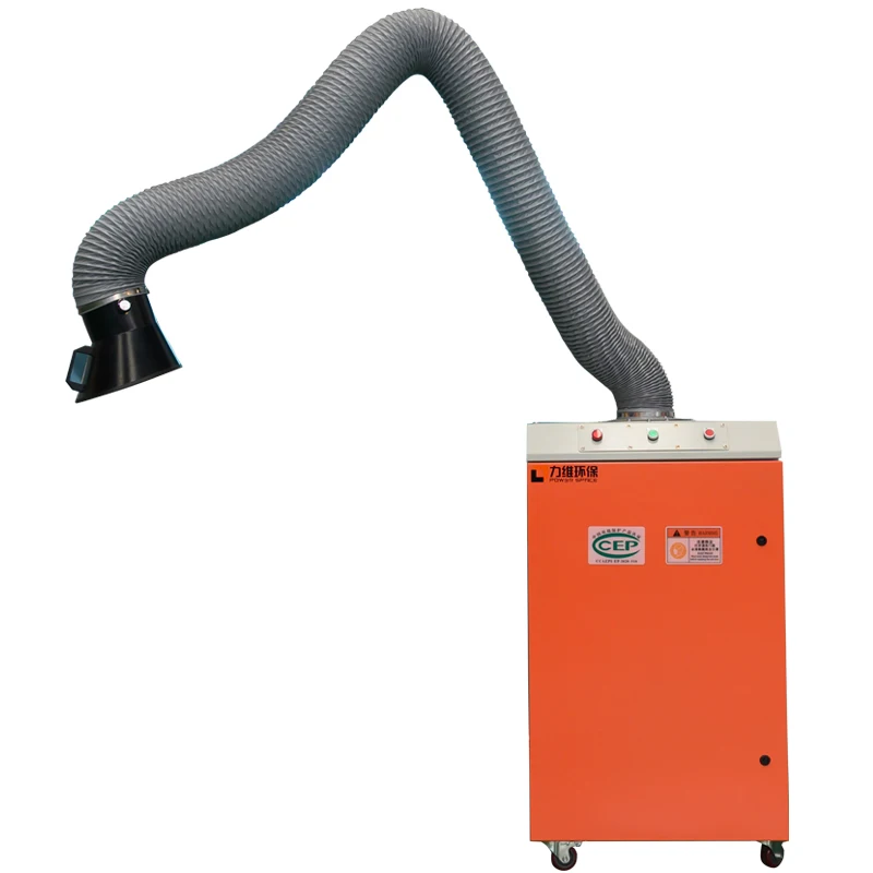 Pulse Jet Cleaning Mobile Industrial Welding Fume Extractor Smoke Eater Fume Collector Manufacturer