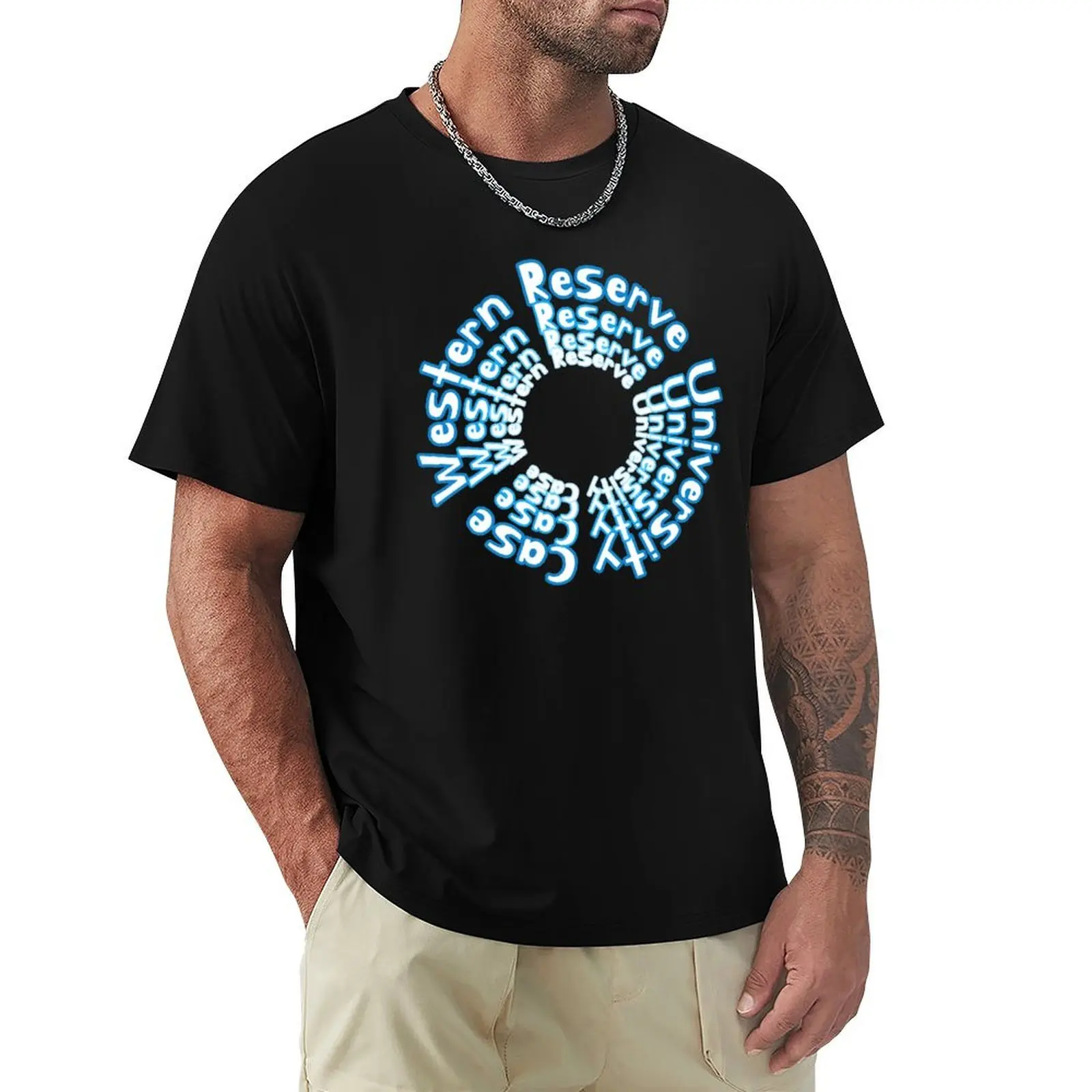 Case Western Reserve University T-Shirt man t shirt cotton high quality T-Shirt