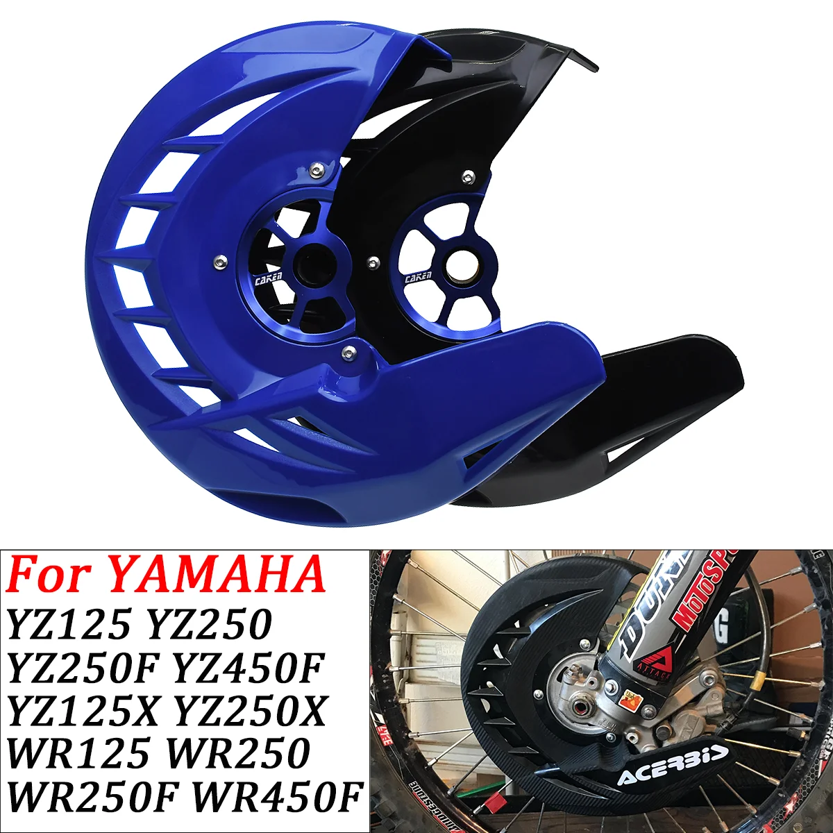

Dirt Bike Front Brake Disc Rotor Guard Cover Protector Protection For Yamaha YZ250 250F 450F 125X 250X WR125 250 250F 2003-2021