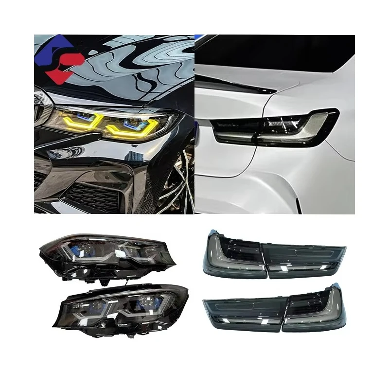 

Левые и правые светодиодные фары и задние фонари 55W 5000K для BMW 3 серии 320 330 325 G20 G28 GT F34 F30 2020 года