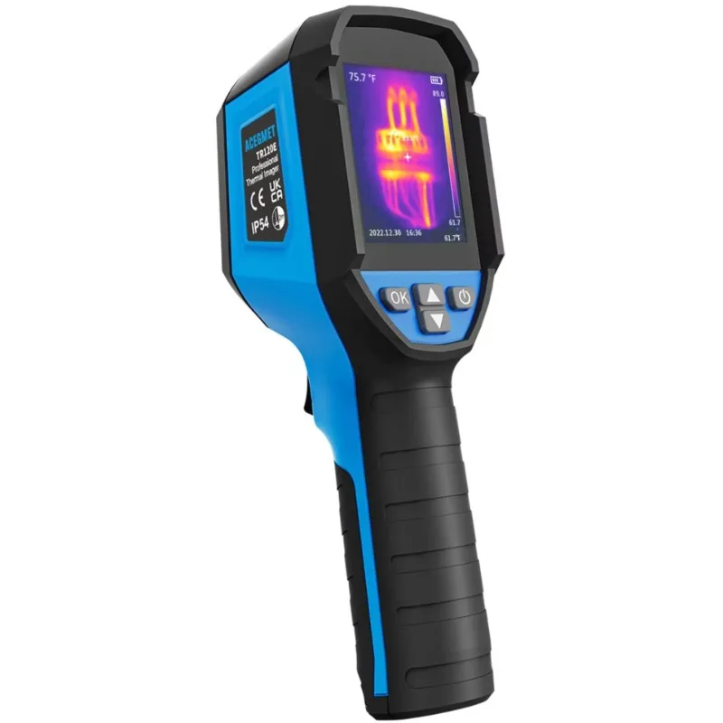 ACEGMET TR120E Thermal Imaging Camera, 120 x 90 IR Resolution Handheld Thermal Camera 10800 Pixels, 25 Hz Refresh Rate