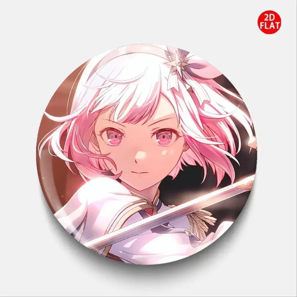 Fan Hair 2026 Latest Cartoon Anime Plastic Pin Brooch Badge 2D Flat Suitable For Clothing